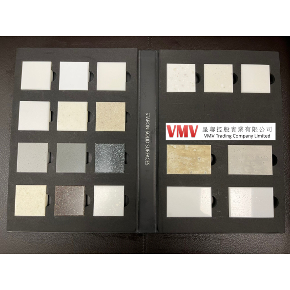 Staron 2022 VMV Promotion Color Sample box for Homg Kong Market